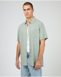 Silent Theory - Textured Linen SS Shirt