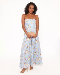 Petal & Pup - Wren Jumpsuit - Cornflower Blue Floral