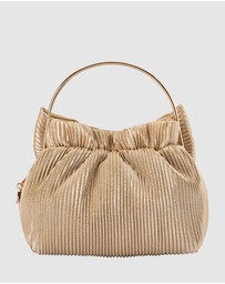 Olga Berg - Elise Pleated Top Handle