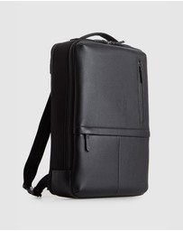 Evity - Theo Nylon/Leather Backpack