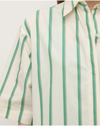 Assembly Label - Agnes Stripe Short Sleeve Shirt