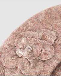 Max Alexander - European Made Beige Soft Wool Beret