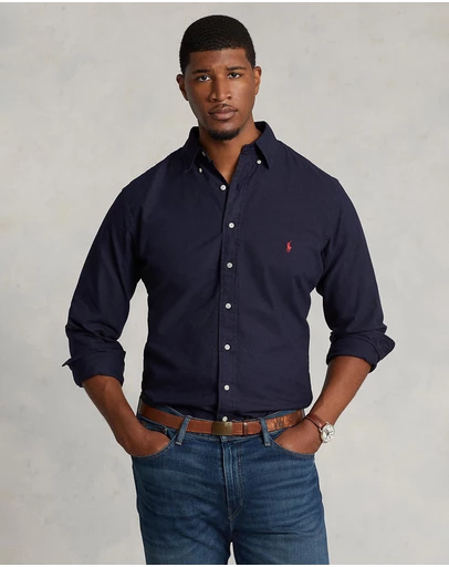 Polo Ralph Lauren - ICONIC EXCLUSIVE - Big & Tall Garment-Dyed Oxford Shirt