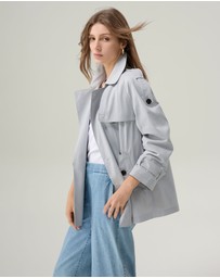 IDA+S - Samantha Short Trench Coat