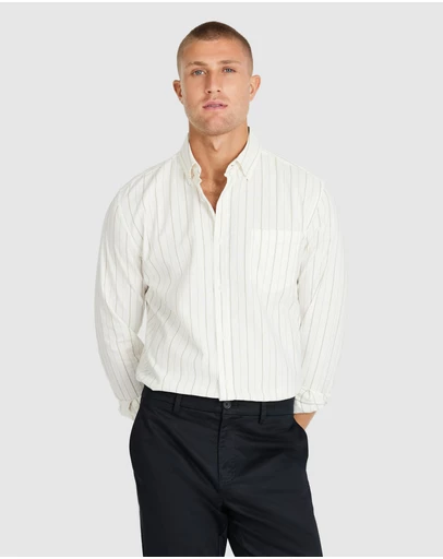 Tarocash - Amaro Stripe Oxford Shirt