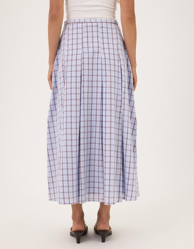 Atmos&Here - Rubi Check Midi Skirt