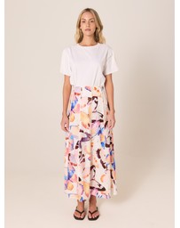 Fate + Becker - Mariposa Print Maxi Skirt