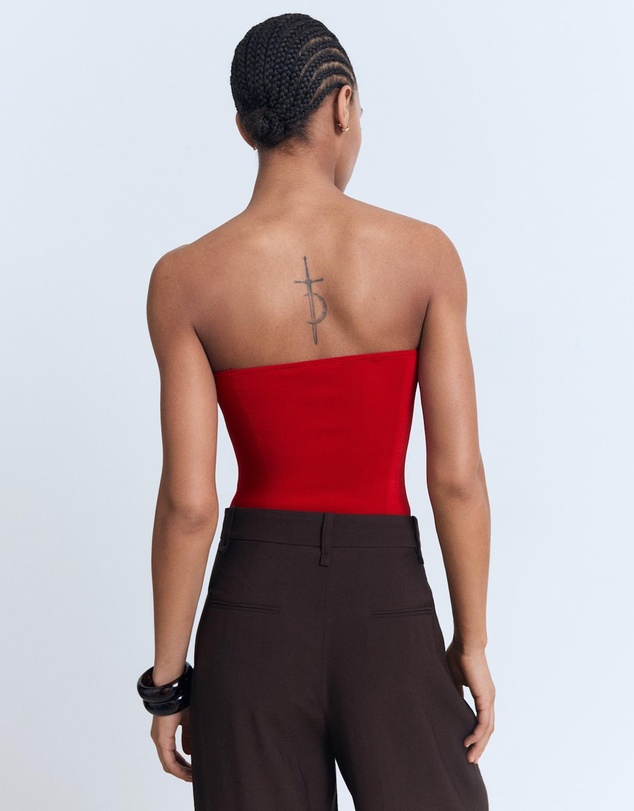 M.N.G - Gyal Strapless Fitted Top