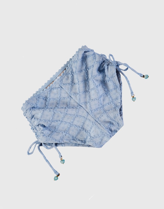 Aqua Blu Kids - Stepping Stones Blue Halter Neck Bikini Set - Kids