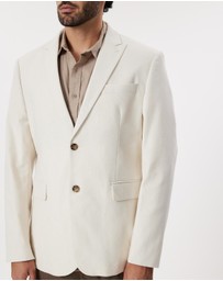 Staple Superior - Nicholas Linen Blend Slim Fit Jacket