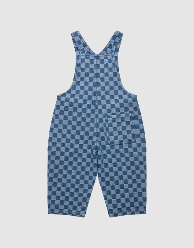 Rock Your Baby - Checkerboard Alfred Denim Overalls