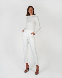 Lydan The Label - Mock Neck Long Sleeve Knit