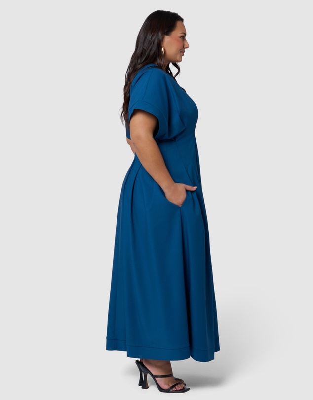 Pink Dusk by Curve Project - Magnetic Pull Maxi Dress