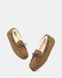 EVERAU - EverAU Ugg Miracle Moccasin Leather Upper Moccasins
