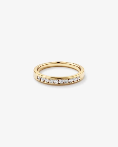 Michael Hill - Wedding Ring with 0.25 Carat TW of Diamonds in 18kt Yellow Gold