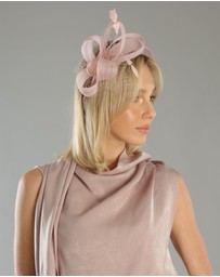 Morgan & Taylor - Kora Fascinator in Blush Pink
