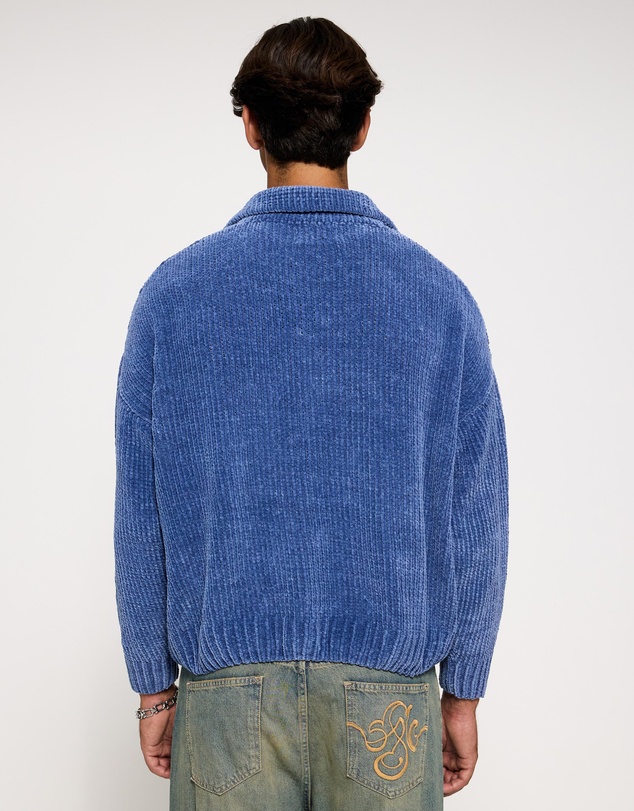 Bonsai - Chenille Oversize Fit Knit Polo