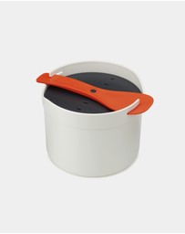 Joseph Joseph - M-Cuisine™ Microwave Rice and Grain Cooker (Stone/Orange)