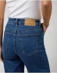 All About Eve - Charlie High Rise Wide Leg Jean Mid Blue