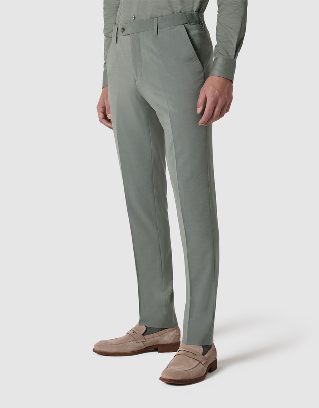 Politix - Slim Stretch Wool Blend Tailored Pant