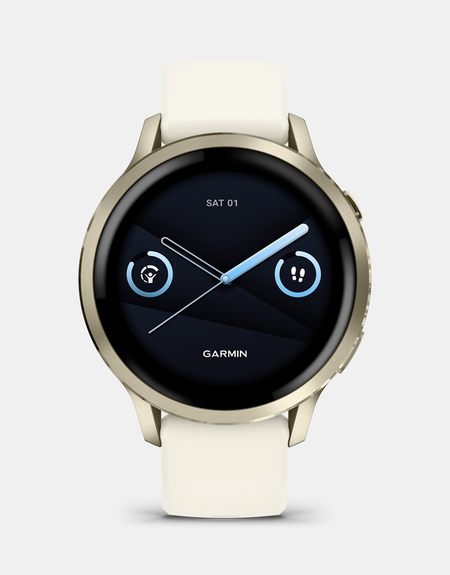 Garmin - Venu 4, 41mm, Lunar Silicone Band