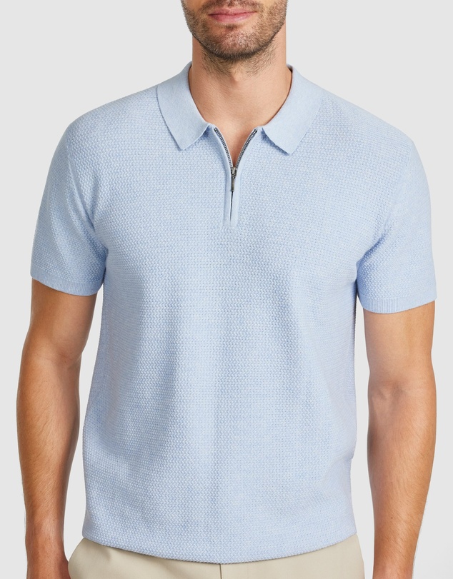 Tarocash - Omal Zip Knit Polo