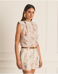 Aqua Blu Australia - Moonflower Klara Top