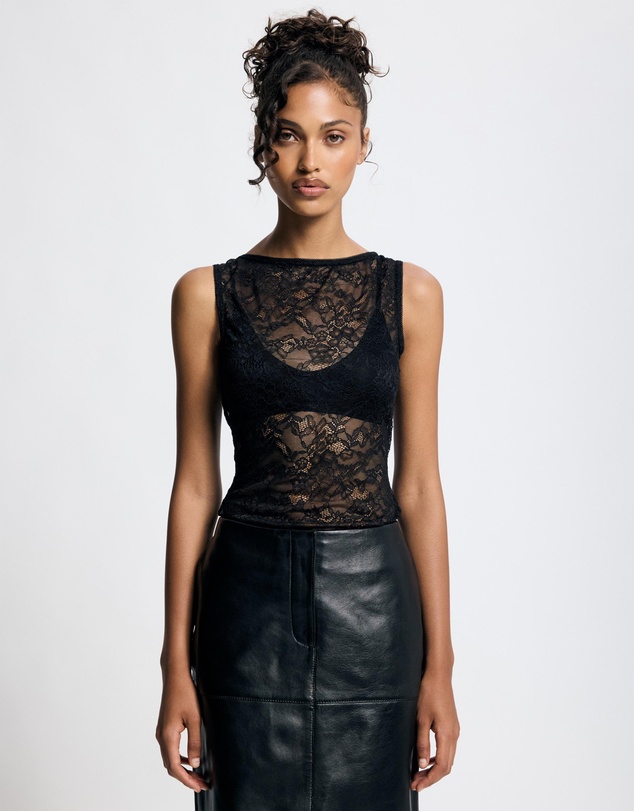 Lover - Dahlia Sleeveless Lace Top