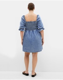 City Chic - Kaitlyn Denim Mini Dress