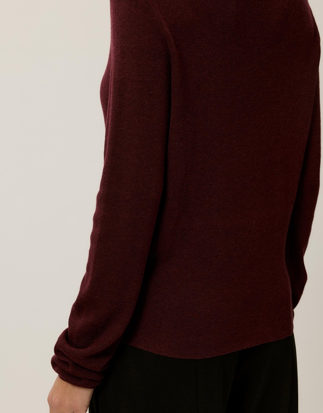 Tussah - Violet Fine Knit Boat Neck Top