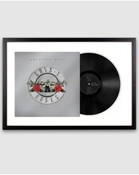 iWorld - Framed Guns N Roses Greatest Hits - Double Vinyl Album Art