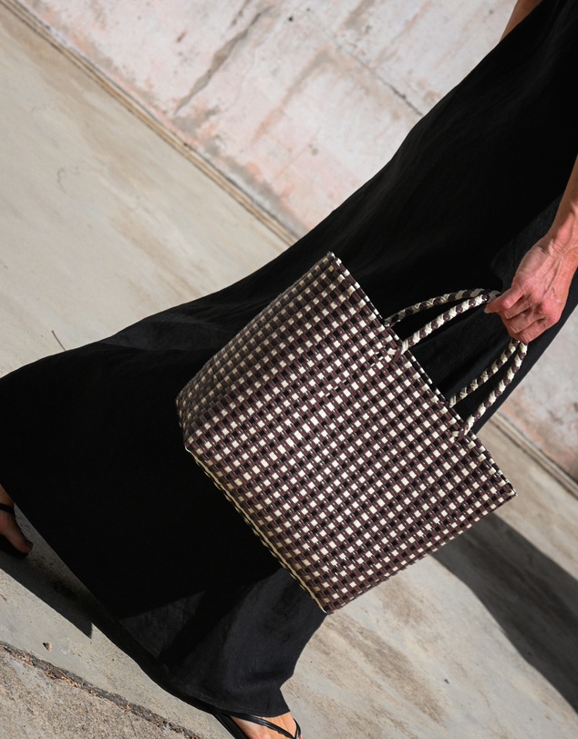 Mimmi Terra - Woven Eco Tote Tiramisu