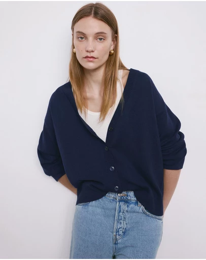 M.N.G - V-Neck Knitted Cardigan
