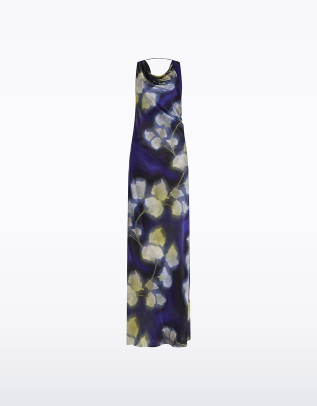 Carla Zampatti - Calla Lily Silk Viscose Cowl Front Gown