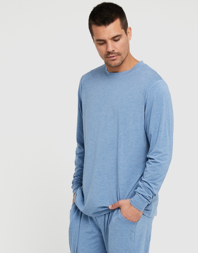 Bamboo Body - Men's Long Sleeve Crew Neck