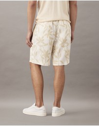 Calvin Klein - Printed Linen Shorts