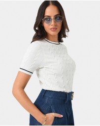 Forcast - Harvey Cable Knit Top