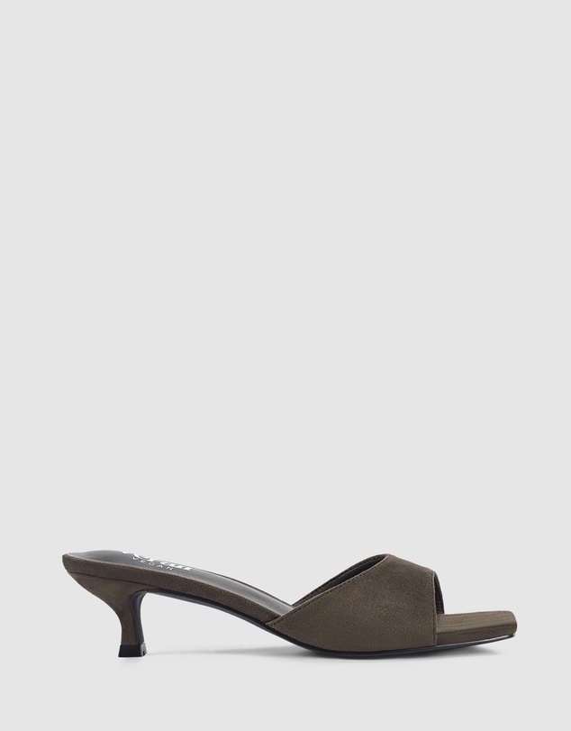 Verali - Alyssa Kitten Heel Mules