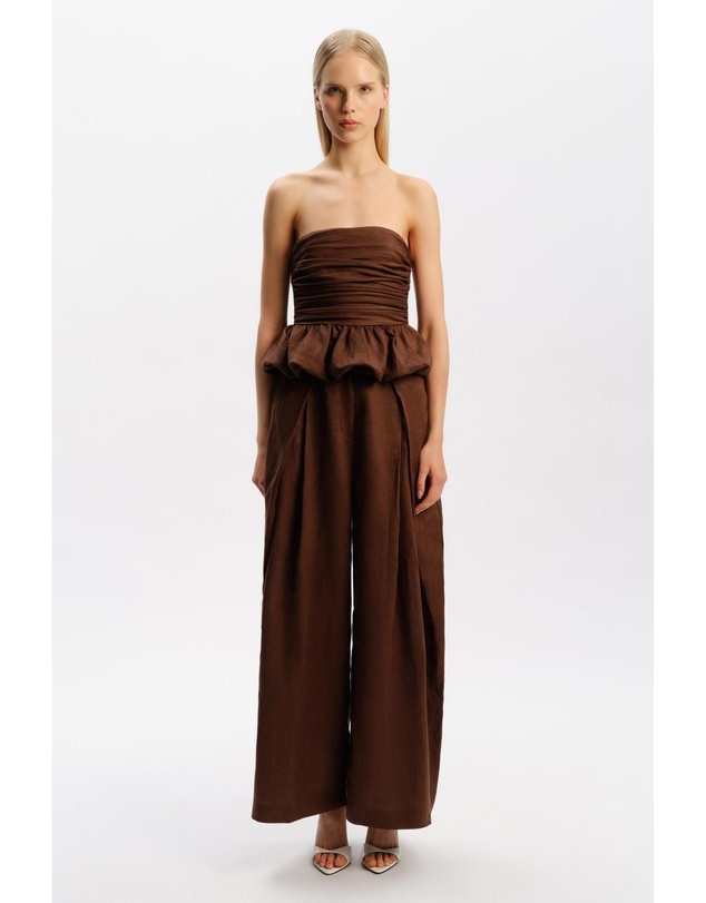 Bardot - Alessio Strapless Linen Top
