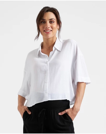 Ripe Maternity - Farrah Crop Shirt
