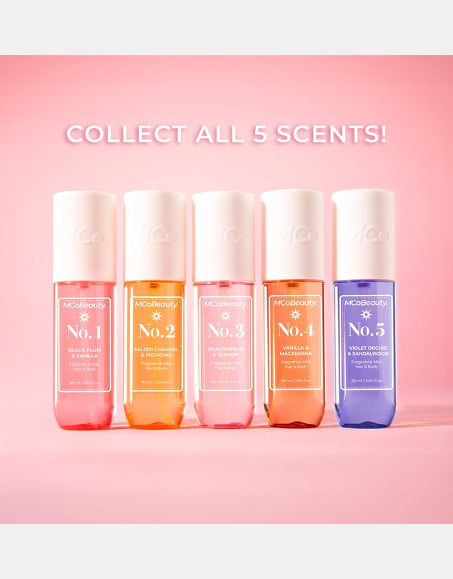 MCoBeauty - Fragrance Mist Hair & Body 90ml - No.2 (Salted Caramel & Pistachio)