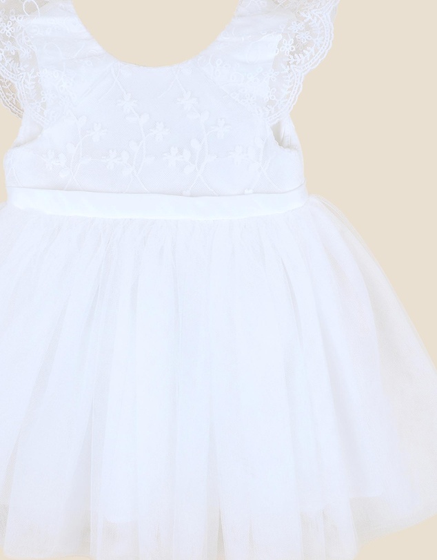 Bebe by Minihaha - Lace and Tulle Frill Dress With Bloomers - Babies
