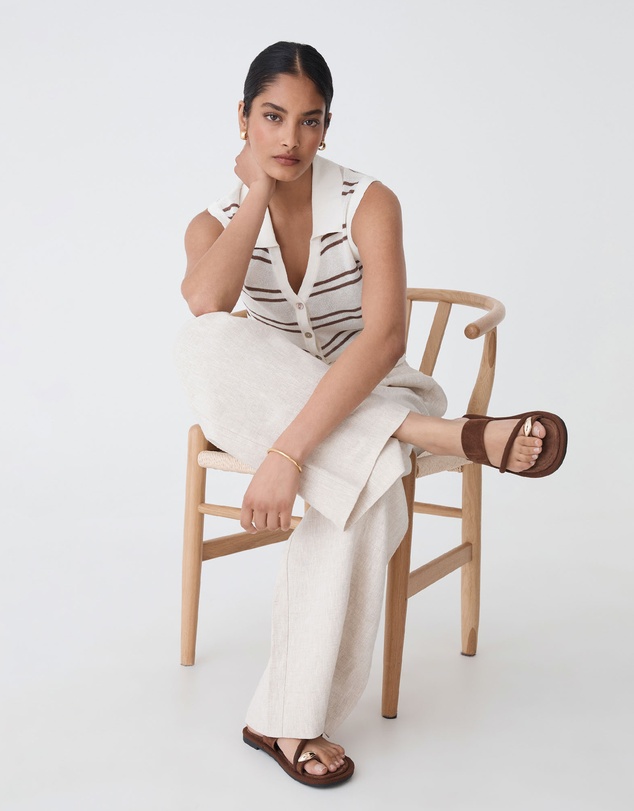 Forcast - Maya Suede Ring Sandals