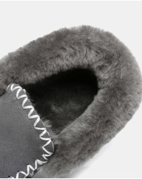 EVERAU - EverAU Ugg Popo Moccasin Sheepskin Upper Moccasins