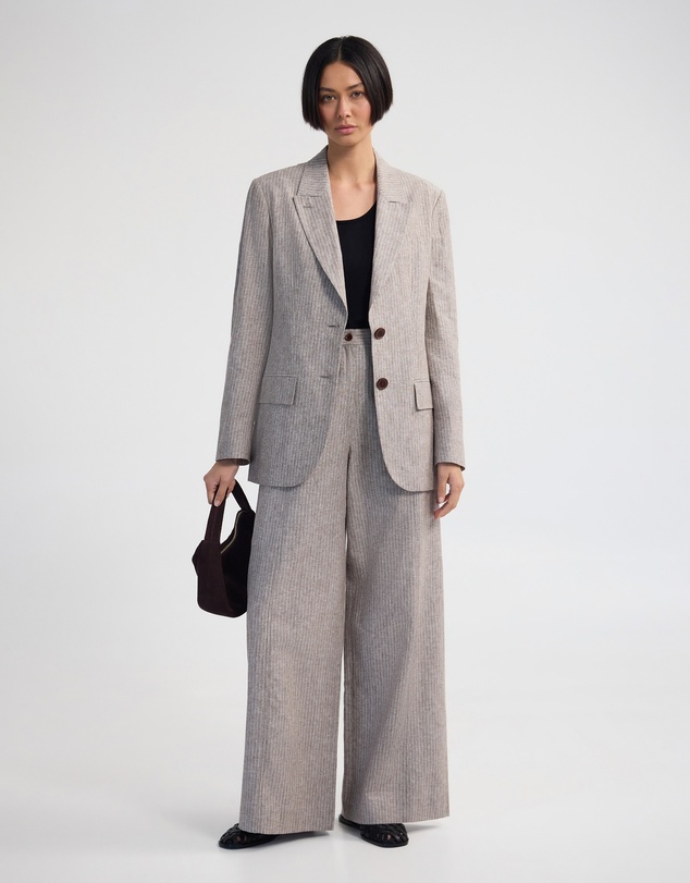 Oxford - Racer Open Back Blazer