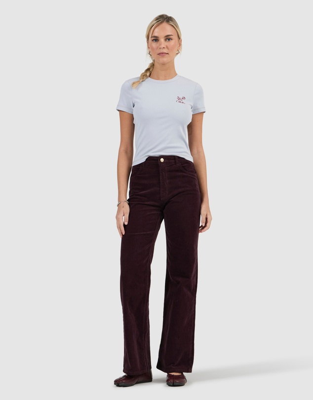 Rolla's - Sailor Scoop Jean Long - Velvet Dark Cherry