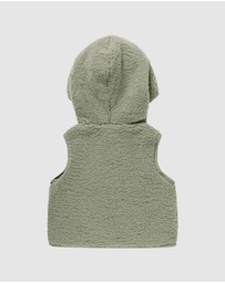 Kynd Baby - Sherpa Vest in Olive