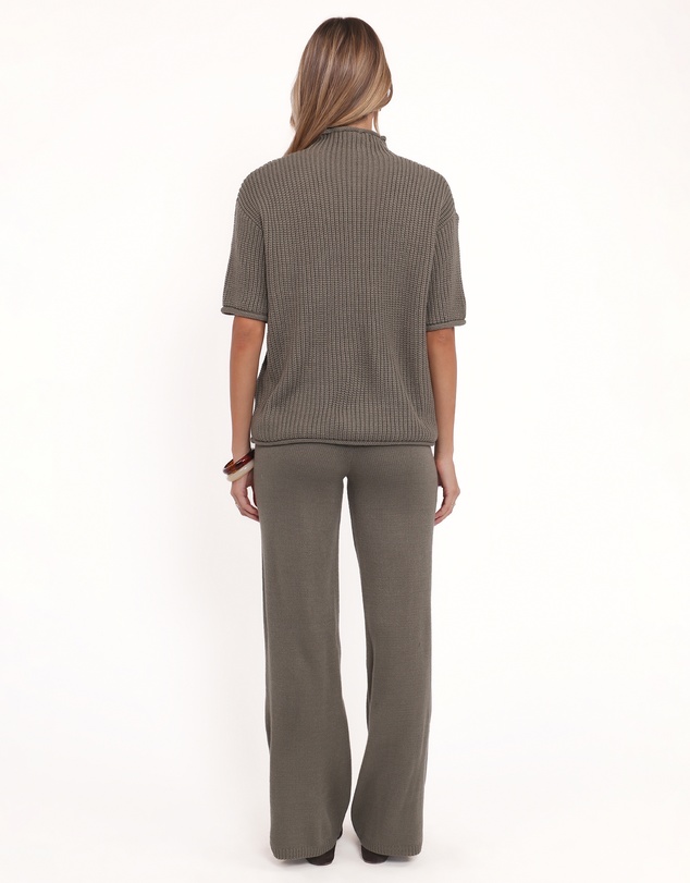 Petal & Pup - Remii Knit Pant Set - Khaki