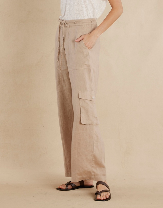 Amelius - Ciel Linen Cargo Pant