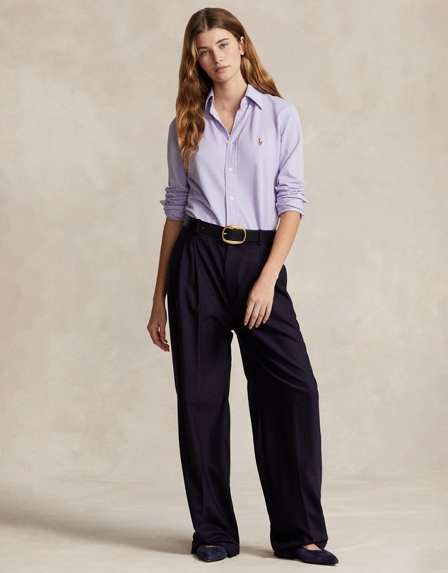 Polo Ralph Lauren - Slim Fit Knit Cotton Oxford Shirt - The ICONIC Exclusive